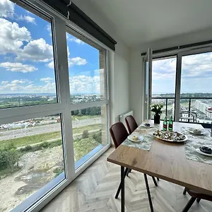 Maya's Flats & 101 Sea View - 3 Pokojowy Z Widokiem Na Morze Na Letnicy Gdańsk